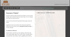 Desktop Screenshot of kiklasfurniturerefinishing.com